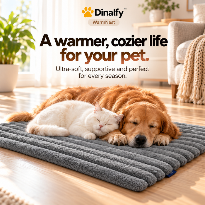 Dinalfy™ WarmNest Self Warming Pet Pad