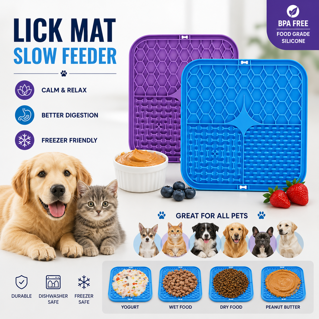 Dinalfy™ Calm & Lick Mat